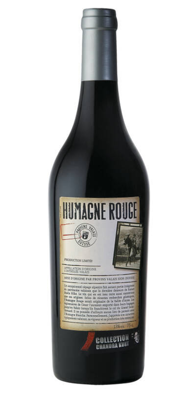 Humagne rouge Chandra Kurt Provins Valais Valais AOC - 2022