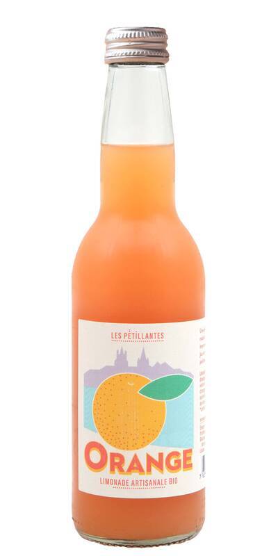 Les Pétillantes Orange Limonade Artisanale Bio