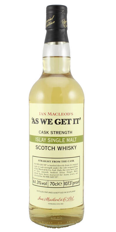 As We Get It Islay Single Malt Whisky