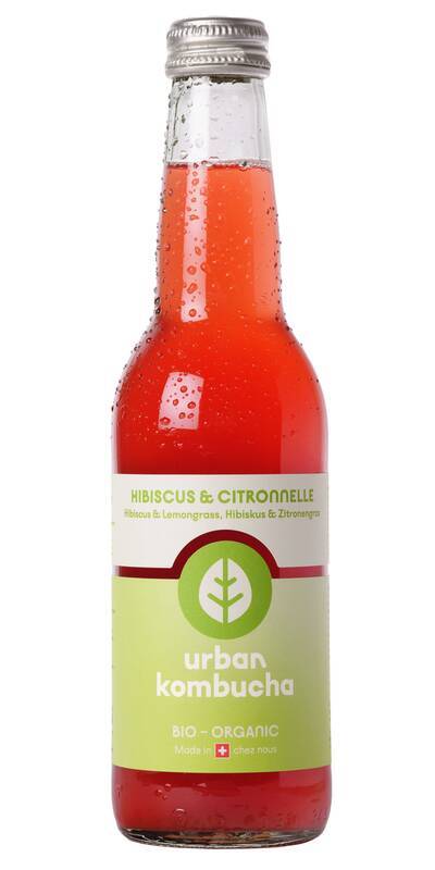 Urban Kombucha Citronnelle-Hibiscus Bio