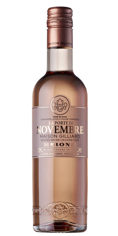 Rosé Porte de Novembre Maison Gilliard Valais AOC