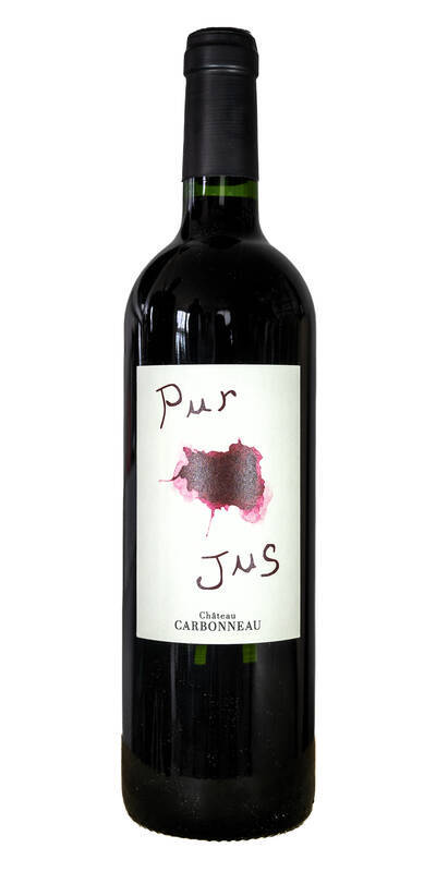 Pur Jus Rouge 2022 Château Carbonneau Sainte Foy Côtes de Bordeaux Bio
