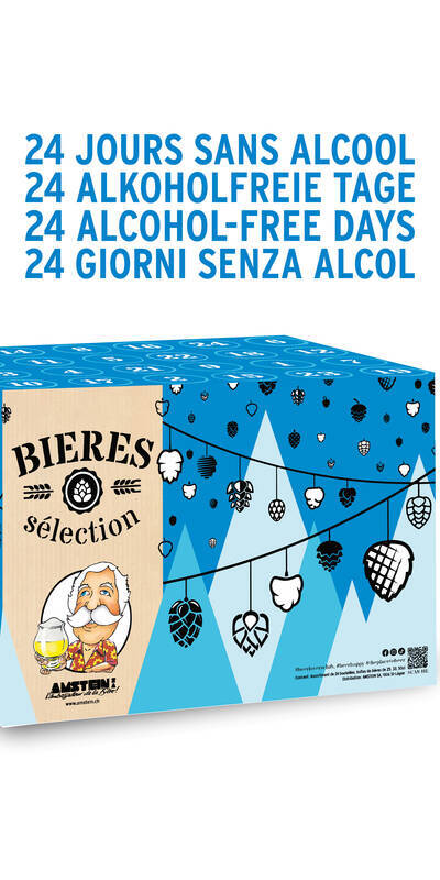 Calendrier Bières Sélection AMSTEIN SANS ALCOOL